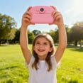thumbnail image 6 of Kids Instant Print Camera with Double 48MP Cameras, Thermal Printing, Doodle & Recording Features, Safe Eye Protection, Educational Games, Digital Toy Camera Pink, 6 of 6