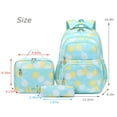 thumbnail image 7 of Forestfish 3Pcs Daisy Teen Backpacks Set with Lunch Pack Pencil Case ,Water Resistant Lightweight Books Bag Green, 7 of 7