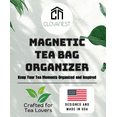 thumbnail image 4 of Tea Bag Organizer, Tea Organizer for Tea Bags, 6 Pack Tea Organizer for Fridge, Tea Storage Declutter Idea for Kitchen Counter or Shelf, 4 of 9