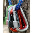thumbnail image 6 of Locking Carabiner Aluminum Alloy Carabiner Keychains Hook Clip D-shaped Buckle, 6 of 14
