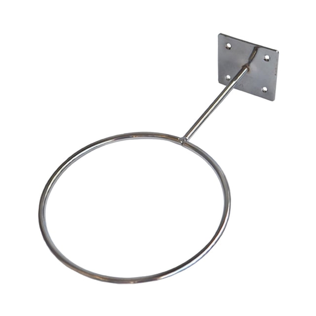 Soporte de Bola de Metal Sunnimix Estante de Exhibición de Montaje en Pared para Voleibol Fútbol Gimnasios en Casa Plata