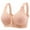 Khaki, variant on Front Closure Bras for Women, Women'S Fixed Cup Front Open Button Bra Beauty Back Anti Sag Non Underwire Underwear, Wireless Bra, Front Closure Bras for Women, Bras (Pink, XXL)