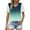 Green, variant on Women's Short Sleeve Tops V Neck Polka Mesh Sleeve Ruching Loose Tee