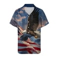 thumbnail image 7 of Rotm Independence Day Shirt 4th of July T Shirts for Women Patriotic American Flag Graphic Tshirts Short Sleeve Purple,S, 7 of 7