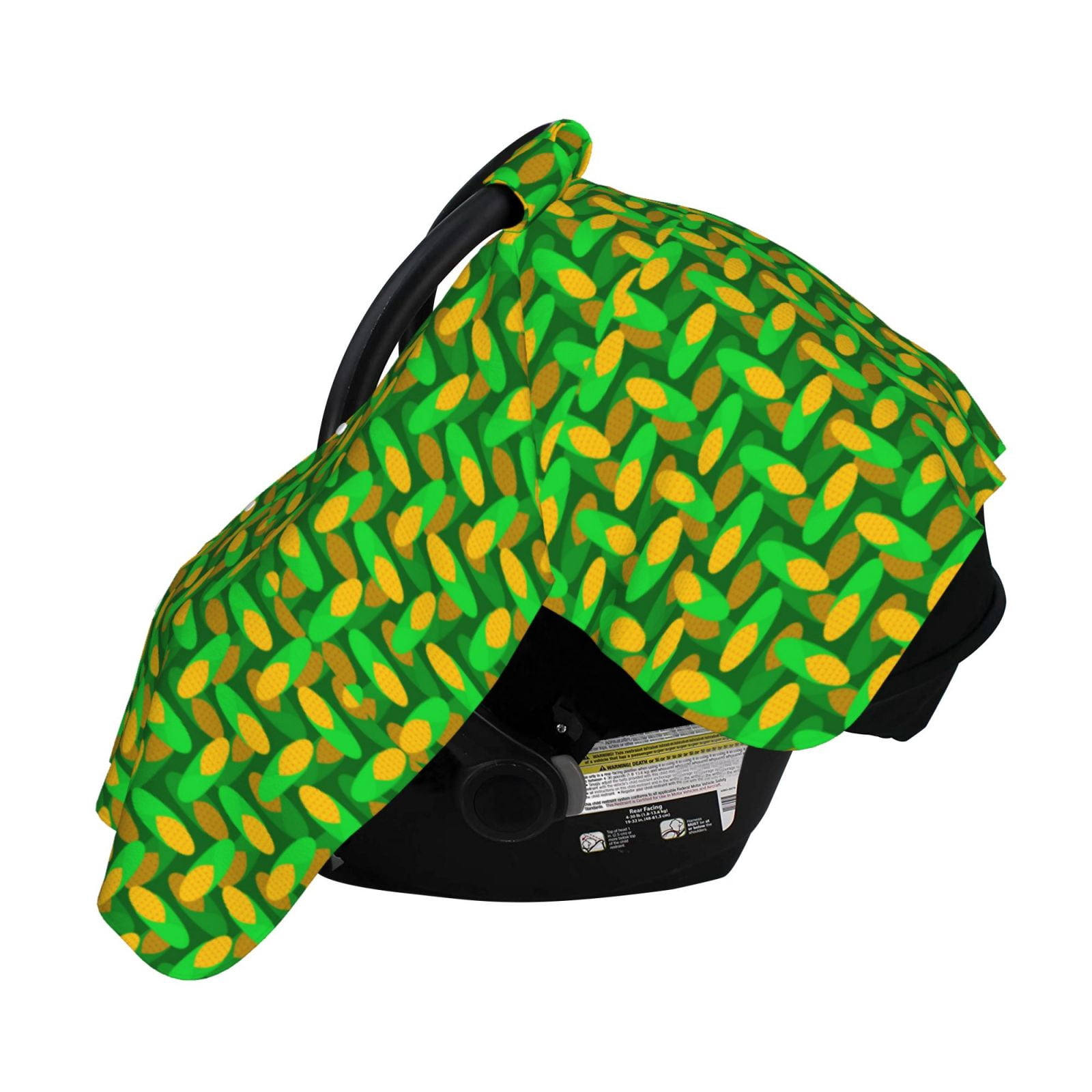 Naloa Corn 4 Baby Car Seat Cover, Breathable Baby Carrier Cover, Multiuse Baby Carrier Cover & Nursing Breastfeeding Cover