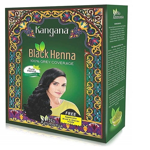 Kangana Black Henna Hair Colour No Amonia 60g 