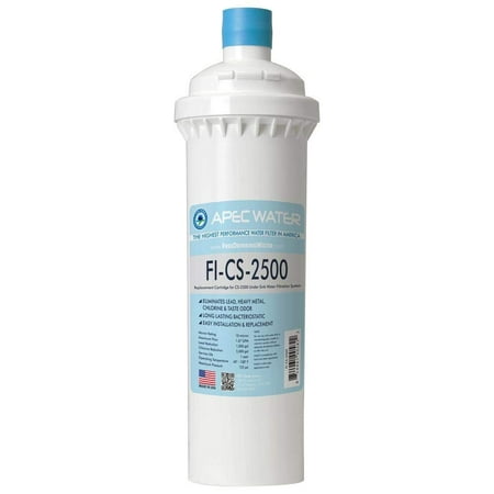 APEC CS-Series 5,000 Gal. Replacement Filter for CS-2500 High Capacity Under-Counter Water Filtration (Best Water Purifier Under 5000)