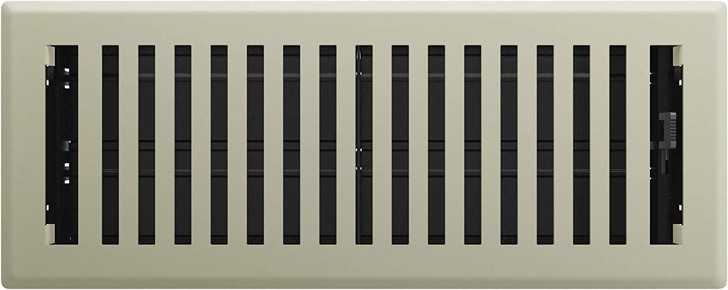 Imperial RG3430 Floor Register, 12 in W Duct Opening, 4 in H Duct Opening, Polystyrene