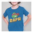thumbnail image 3 of Playera Fan Army Tortugas Ninja Talla 10/12 Manga Corta con Estampado Rostro Rafael Azul Turquesa, 3 of 4