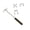 Silver, variant on Professional Pool Bridge Stick Adjustable Height and Angles Pool Cue Tool