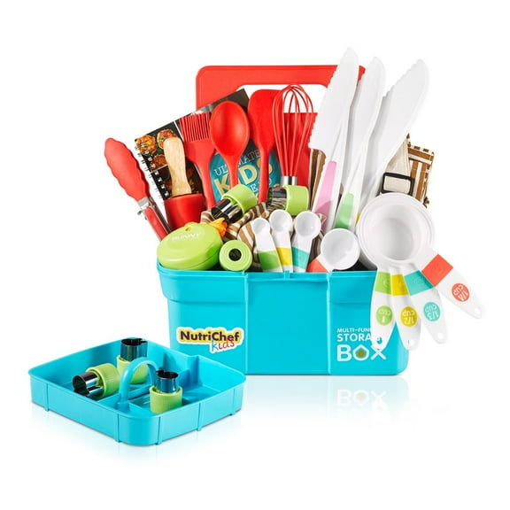 NutriChef Kids Cooking & Baking Set Complete Set for Girls & Boys, Includes Little Chef's Apron