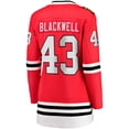 thumbnail image 3 of Women's Fanatics Colin Blackwell Red Chicago Blackhawks Home Breakaway Player Jersey, 3 of 3