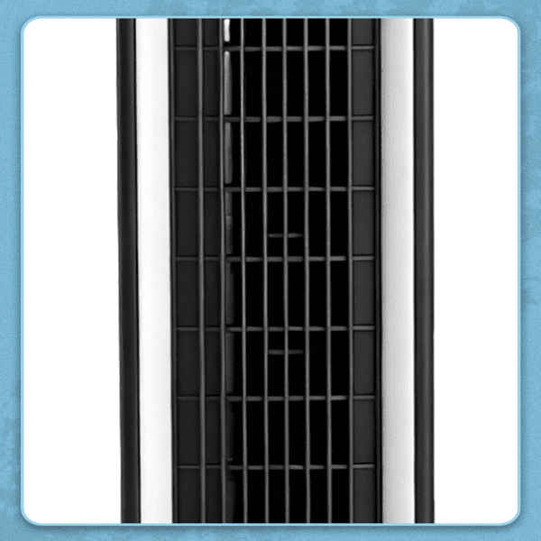 Alvantor 42-Inch Tower Fan, 4 Speeds, 3 Modes, 150° Oscillation, Remote Control, 9-Hour Timer, Black