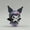 Kuromi, variant on Sanrio Figure Halloween My Melody Kuromi Pochacco Sanrio Gifts Anime Action Figure Toys Cake Topper Kawaii Model Decorate Doll Ornaments