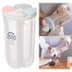 thumbnail image 5 of Recipientes de plástico para almacenar alimentos de cocina con tapas para cereales y azúcar. 2500 ml, 5 of 9