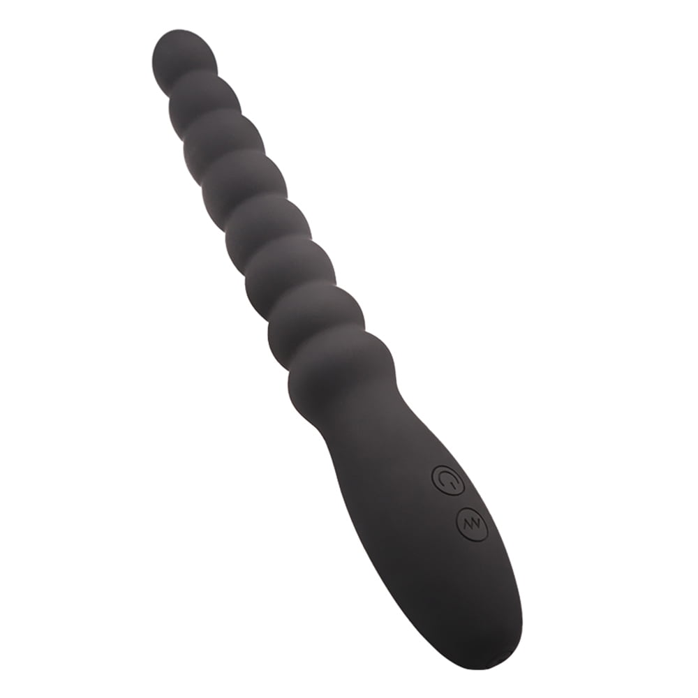 Birdsexy 10 frequency Vibrating Pull Bead Anal Vibrator Anal Plug USB Rechargeable Silicone Massager Toys for Men Women