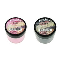 Mia Secret - Fruity Nail Art Powder- Cake   Fruity Nail Art Powder- Black (1 oz. each) - Combo