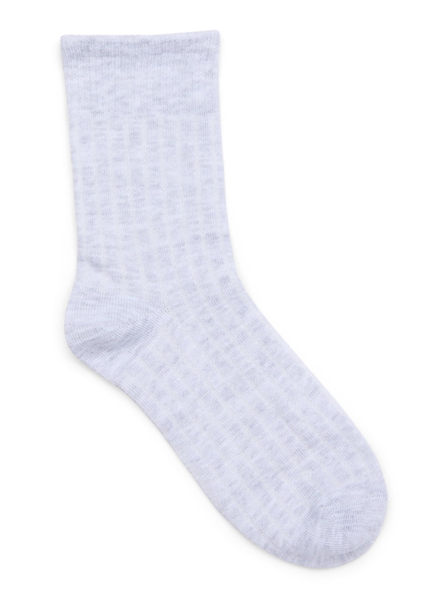 No Boundaries Fashion Pointelle Mid-Crew Socks, 6-Pack, Women's, Shoe Sizes 4-10