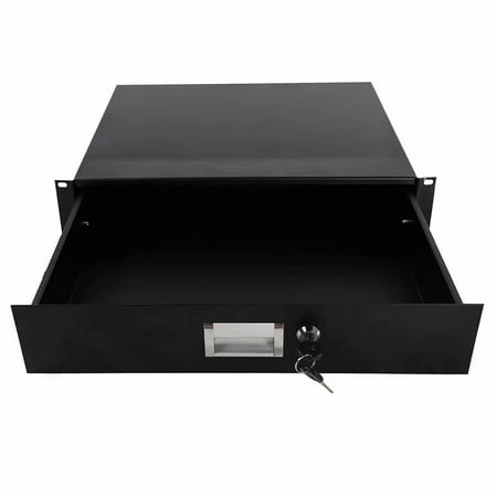Rack Mount Drawer For 19 Inch Server Cabinet Case Or Dj With Lock