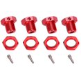 thumbnail image 1 of Hex Adapter Hub Accessory 5mm 0.2in Aluminum Alloy Tire Combiner Coupler Fit For  EREVO 1/10 CarRed, 1 of 8