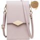 thumbnail image 1 of Cartera diagonal para mujer con soporte para teléfono móvil, bolso ligero con pantalla táctil, cartera de piel sintética, 1 of 6