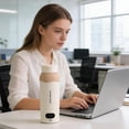 thumbnail image 2 of Portable Electric Kettle with 304 Stainless Steel Inner Liner, 500ml Capacity and Six Temperature Settings for Travel and Everyday Use, 2 of 7