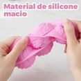 thumbnail image 4 of Moldes de Silicona para Jabón en Forma de Rosa, 6 Cavidades, Molde de Flores para Hacer Jabones Artesanales, Velas, Chocolate y Manualidades, Color Rosa, 4 of 4