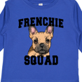 thumbnail image 4 of Inktastic Cute French Bulldog Frenchie Squad Boys or Girls Long Sleeve Toddler T-Shirt, 4 of 5