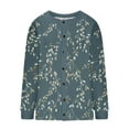 thumbnail image 4 of Njagoc3 Ladies Casual Retro Floral Printed Knitted Cardigan with Button Up Jacket and Top, 4 of 6