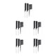 thumbnail image 2 of Soidarity Paquete de 3 cepillos para el cabello que resaltan el tejido, salón de teñido de cabello de plástico, estilismo antiestático, accesorios de Type2 NO2 Soidarity CBP196718, 2 of 6