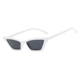 thumbnail image 1 of de Sol para Mujer Diseñado por Protección Complimentos de Chica - Blanco Negro, Ancho de lente 60mm, Altura de lente 36mm, Puente 22mm Sunnimix Gafas de sol de ojo de gato vintage, 1 of 8
