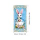thumbnail image 3 of Cortina de puerta de Pascua adecuada para grandes suministros de fiesta, decoración de pared de jardín, fondo de decoración navideña, 3 of 6