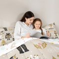 thumbnail image 4 of Feelyou Cartoon Elf Princess Bedding Comforter Set 7pcs, Fairy Tale Nutcracker King Bedding Sets, Christmas Tree Gift Reversible Bed Sheets, Luxury Bedroom Decor, 3pcs, 4 of 7