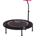 thumbnail image 1 of Trampolin Aerobics Plegable 102cm Barra Fitness Ejercicio Jumping 120kg Rosa Centurfit, 1 of 5