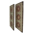 thumbnail image 2 of Zeckos Faces of the Sun 2 Piece Distressed Burlap Canvas Print Set, 2 of 3