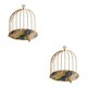 thumbnail image 3 of Ounissouiy Iron Bird Cage Cosmetic Organizer Bathroom Holder Rack Dresser Storage Stand Río estrella de 1 capa 2piezas, 3 of 4