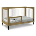 thumbnail image 5 of Delta Children Sloane 4-in-1 Acrylic Convertible Crib - Greenguard Gold Certified, Acorn/Matte Black, 5 of 10