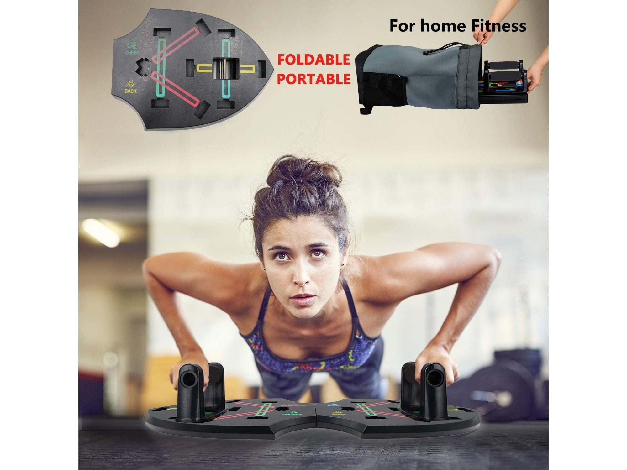 Eoneka Push Up Board 12 In 1 Fitness Pushup Stand Home Workout