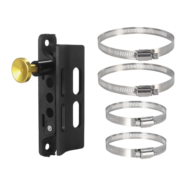 Zorion Support d'Extincteur de Voiture, Support Réglable avec Sangle, Pince en Alliage d'Aluminium, Or