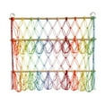 thumbnail image 4 of veasfak Stuffed Animals Storage Hammock Organizing Boho Soft Hanging Organizer Plush Toy coloful, 4 of 9