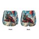 thumbnail image 3 of Balery Beautiful Red Train Hot Air Balloon Pantalones cortos deportivos para mujer con forro y dos bolsillos, elásticos, para entrenamiento, gimnasio, yoga-Medium, 3 of 7