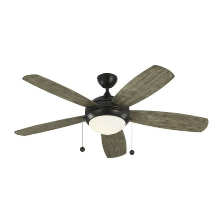 

Monte Carlo 5DI52D Aged Pewter Discus 52 5 Blade Indoor Ceiling Fan