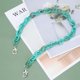 thumbnail image 5 of EeaseMX Cadena decorativa de acrílico de 60 cm de largo para bolso de mano, con hebilla de aleación de doble extremo, correas de repuesto para bolsos pequeños (verde), 5 of 7