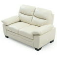 thumbnail image 5 of Glory Furniture Marta Faux Leather Loveseat in Pearl, 5 of 5