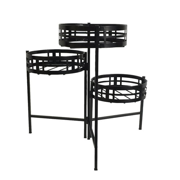 Support pour plante à 3 niveaux