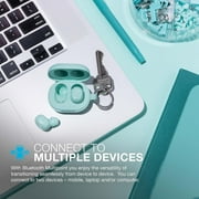 JLab JBuds Mini True Wireless Earbuds, Be Aware Audio, Bluetooth, IP55, Mint