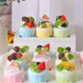 thumbnail image 3 of 6Pcs Fake Cake Decor Party Dessert Photography Props Dessert Decoration Display Cake(Mixed Style), 3 of 3