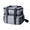 Gray-Double Deck Insulated Lunch Box, variant on XL 6.3-Cup Cordless Electric Lunch Box for Adults, Heated Lunch Box for Men with Scheduled Heating, Portable Car Food Warmer with Utensils, Two-Tier Bag, Removable Divider