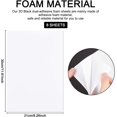 thumbnail image 2 of 10PCS Double-sided Adhesive Backed Foam Sheet 12x8 Inch White Nonslip EVA Foam Pad Mat with Double Adhesive Back for Furniture Doors 1mm Thick, 2 of 8