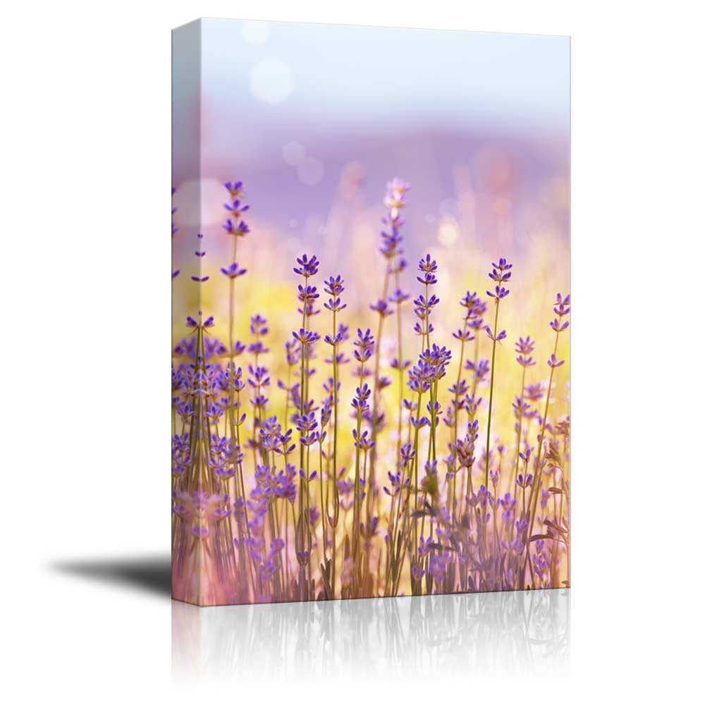 Perfect gift for any occasion Multi Split 4 Panel Canvas Artwork Art Print 101cm x 71cm 40x28 Lavender Lake